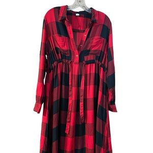 Old Navy Maternity Dress Red Size large